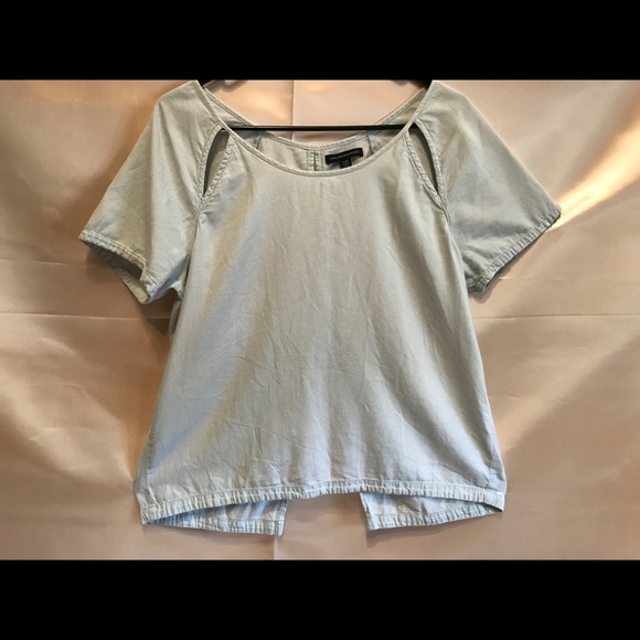 Light Denim Blouse - Picture 1 of 2